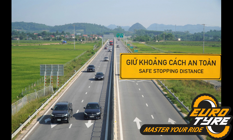 CÁCH DUY TRÌ KHOẢNG CÁCH PHÙ HỢP TRÊN ĐƯỜNG CAO TỐC